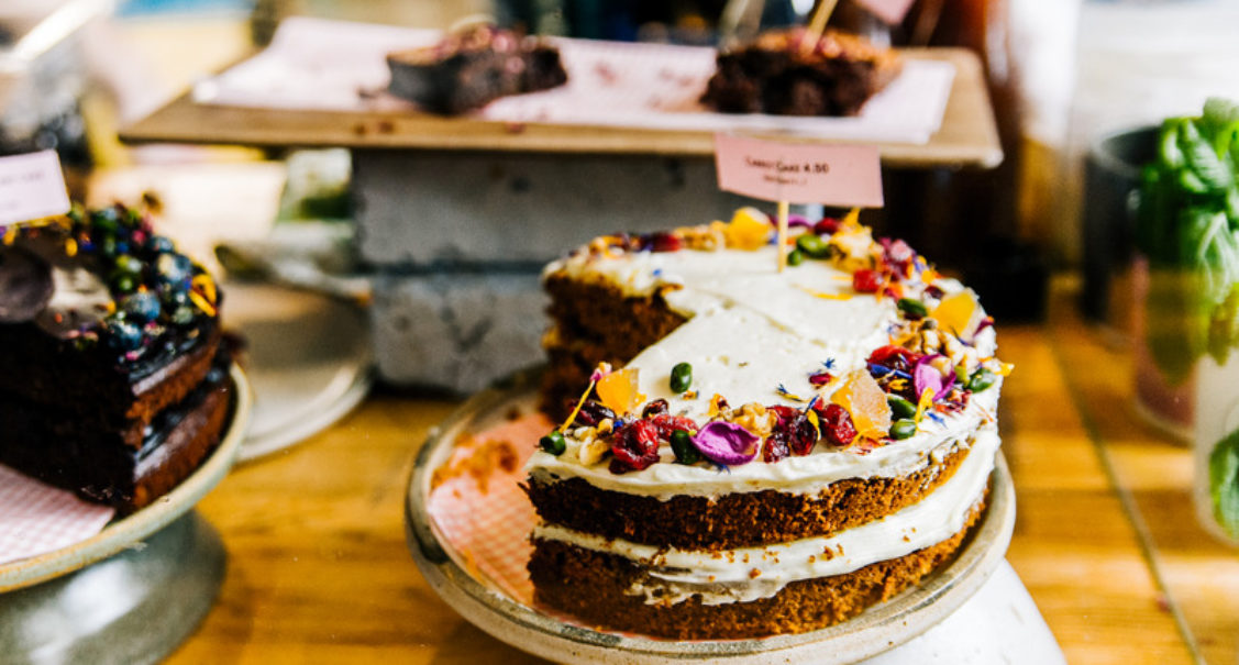 A fundraising bake sale