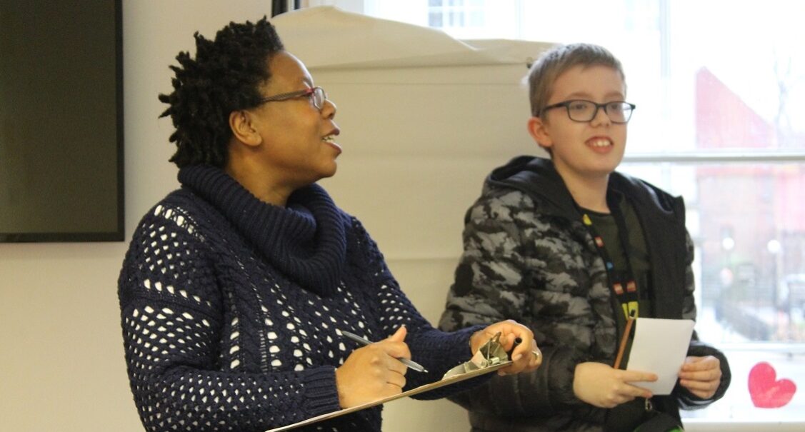 Head of Centre at Red Balloon Reading, with a student