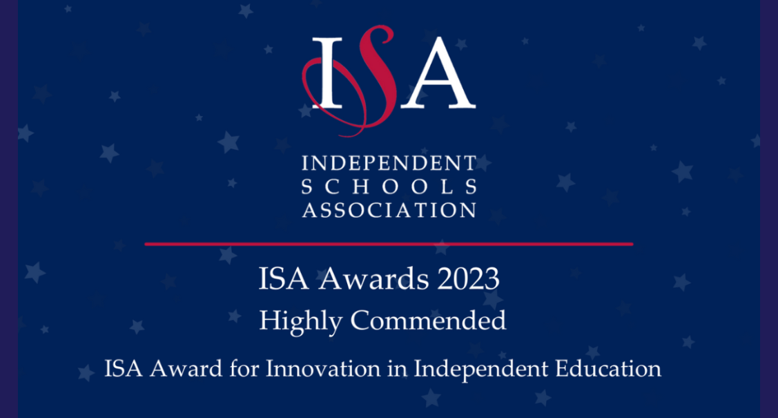 RBAir has been awarded a "Highly Commended" status in the category Innovation in Independent Education.