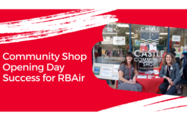 rbair celebrates community shop success